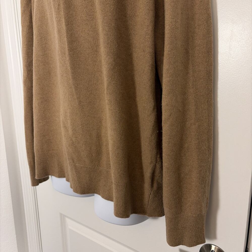 Brooks Brothers 3/4 Zip 3ply 100% Cashmere Scotland Sweater Xl - Picture 5 of 9